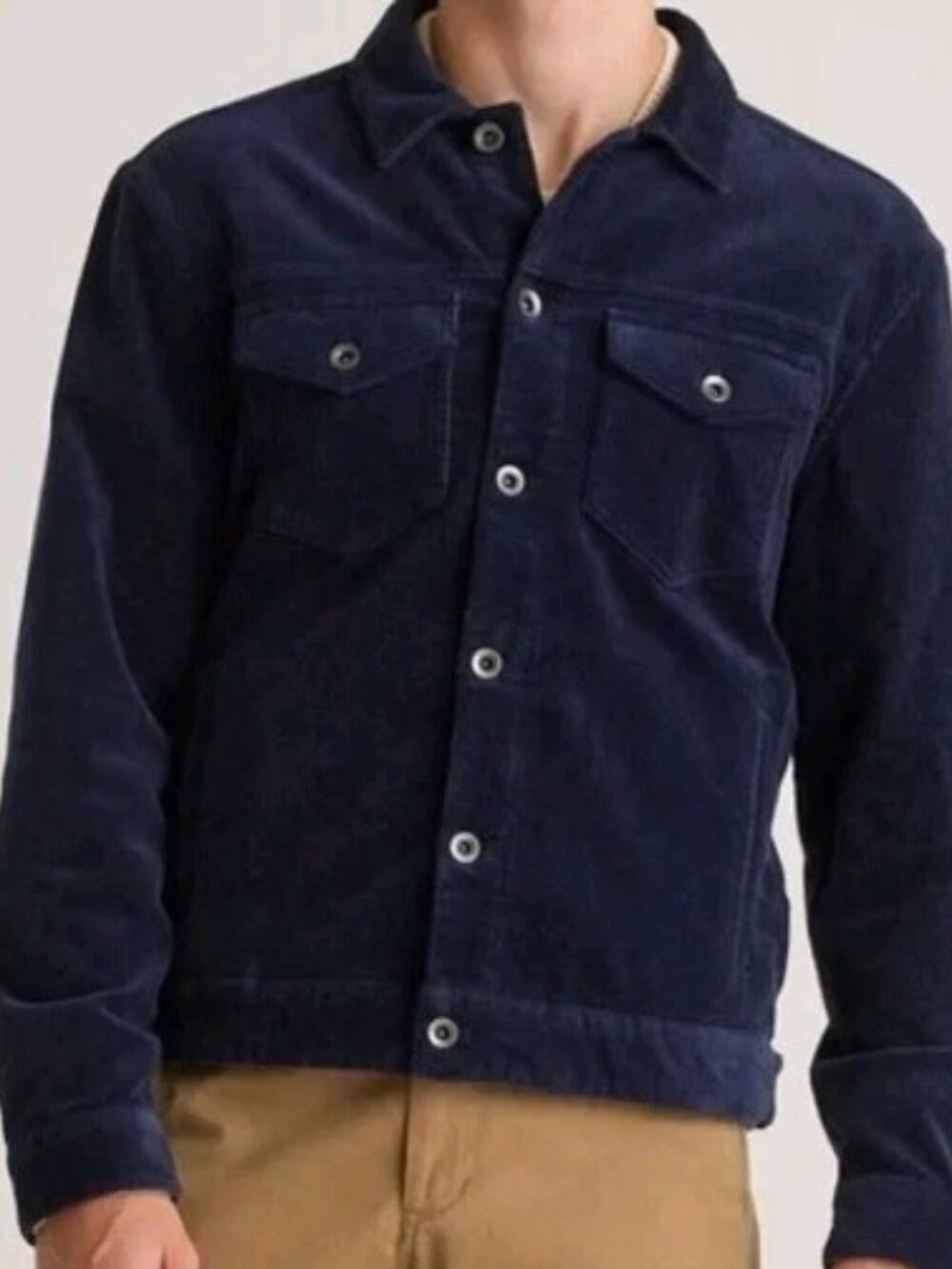 Two Quince Corduroy Jackets, Deep Navy And Espresso, Both Size Medium, NWT